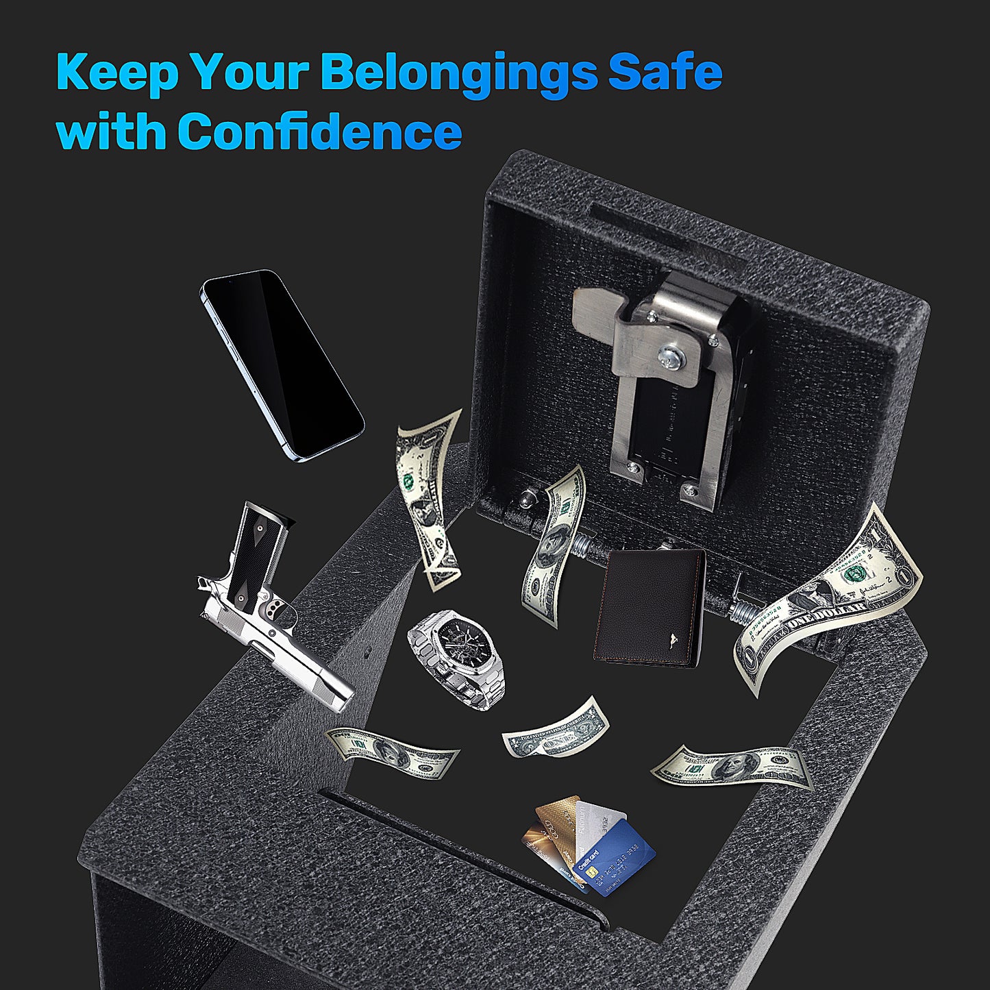 Cybertruck Center Console Safe LockBox