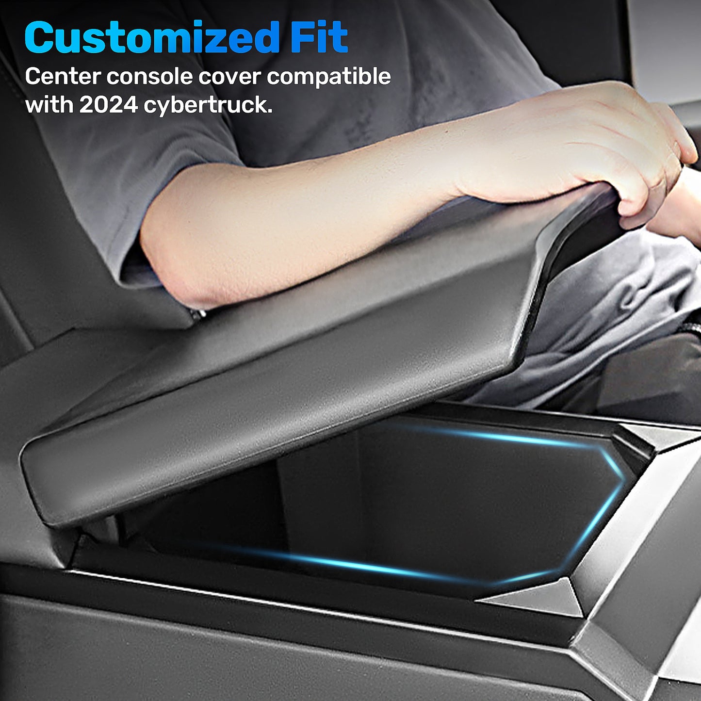 Cybertruck Center Console Armrest Cover