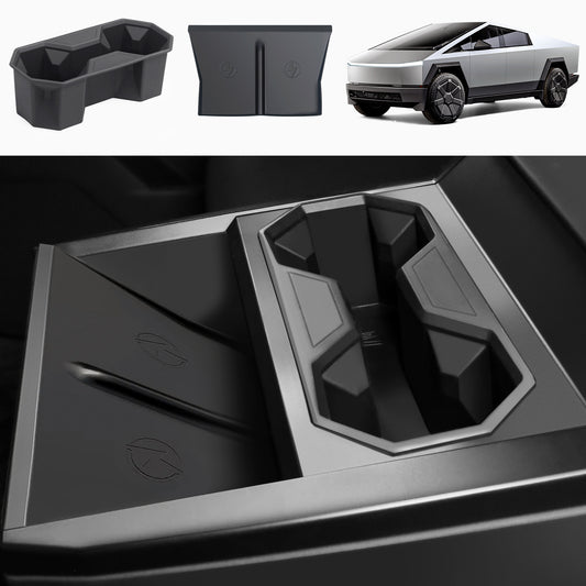 Cybertruck Center Console Cup Holder and Silicone Pad (2PCS )