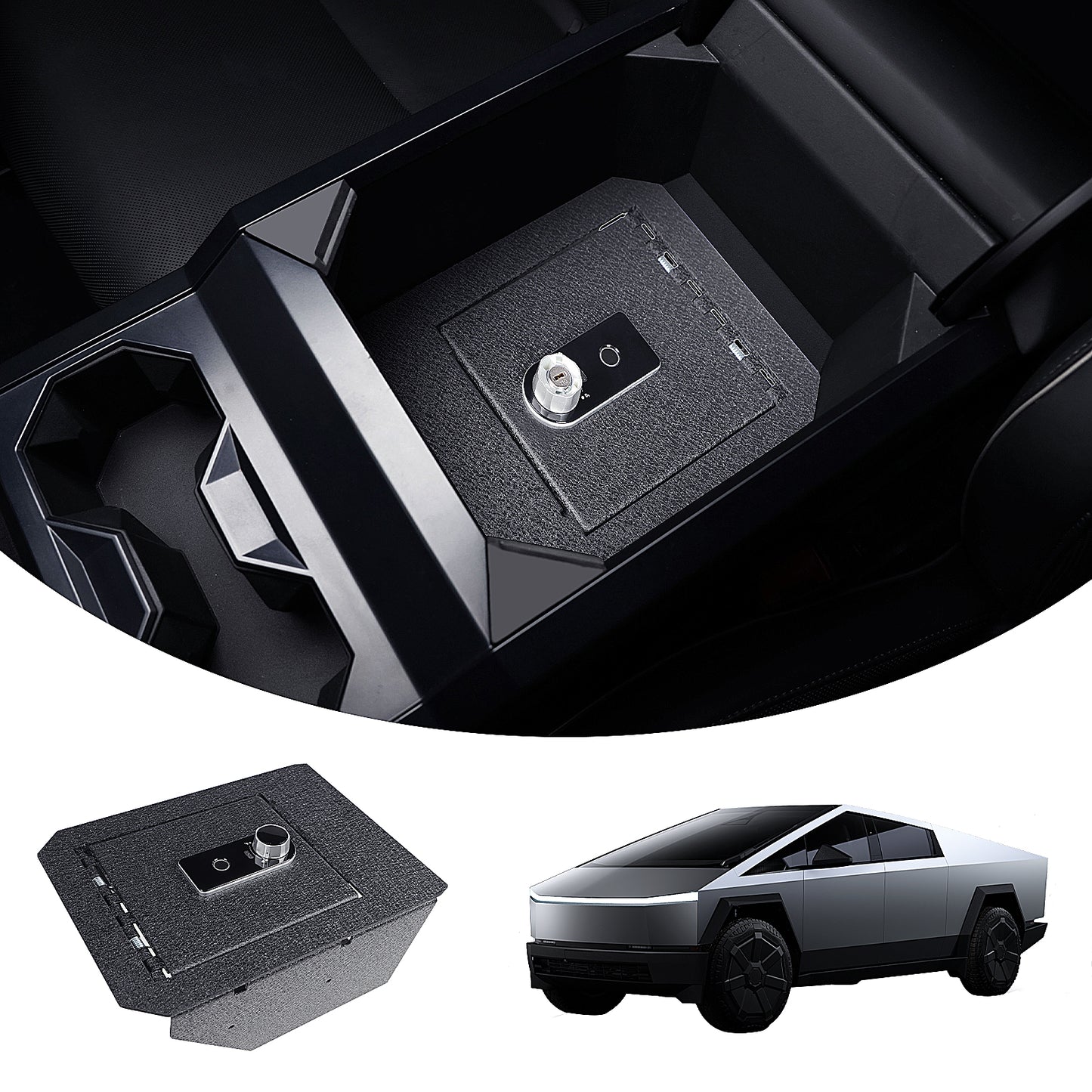 Cybertruck Center Console Safe LockBox