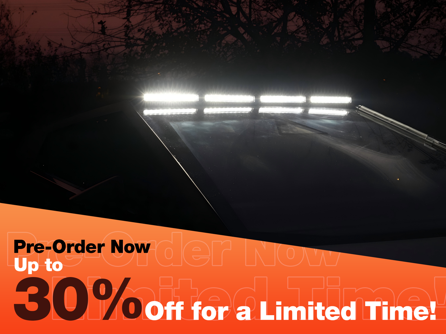 [Presale Discount] Cybertruck Roof LED Light Bar