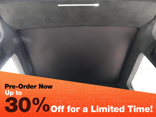 [Presale Discount] Cybertruck Panoramic Roof Sunshade  - Black
