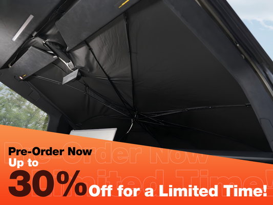 [Presale Discount] Cybertruck Windshield Sunshade Umbrella