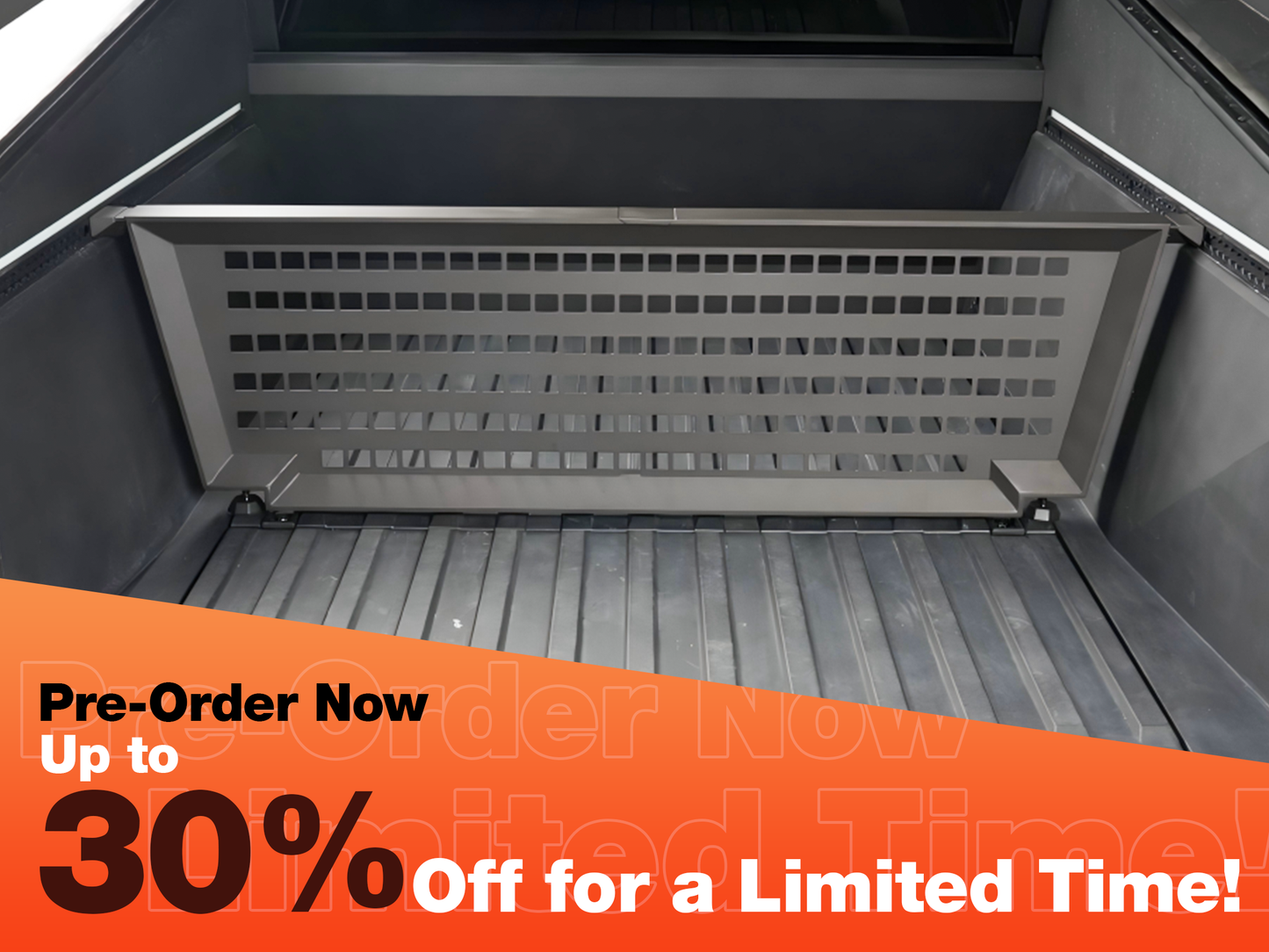 [Presale Discount] Cybertruck Truck Bed Divider MOLLE Panel