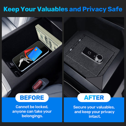 Cybertruck Center Console Safe LockBox