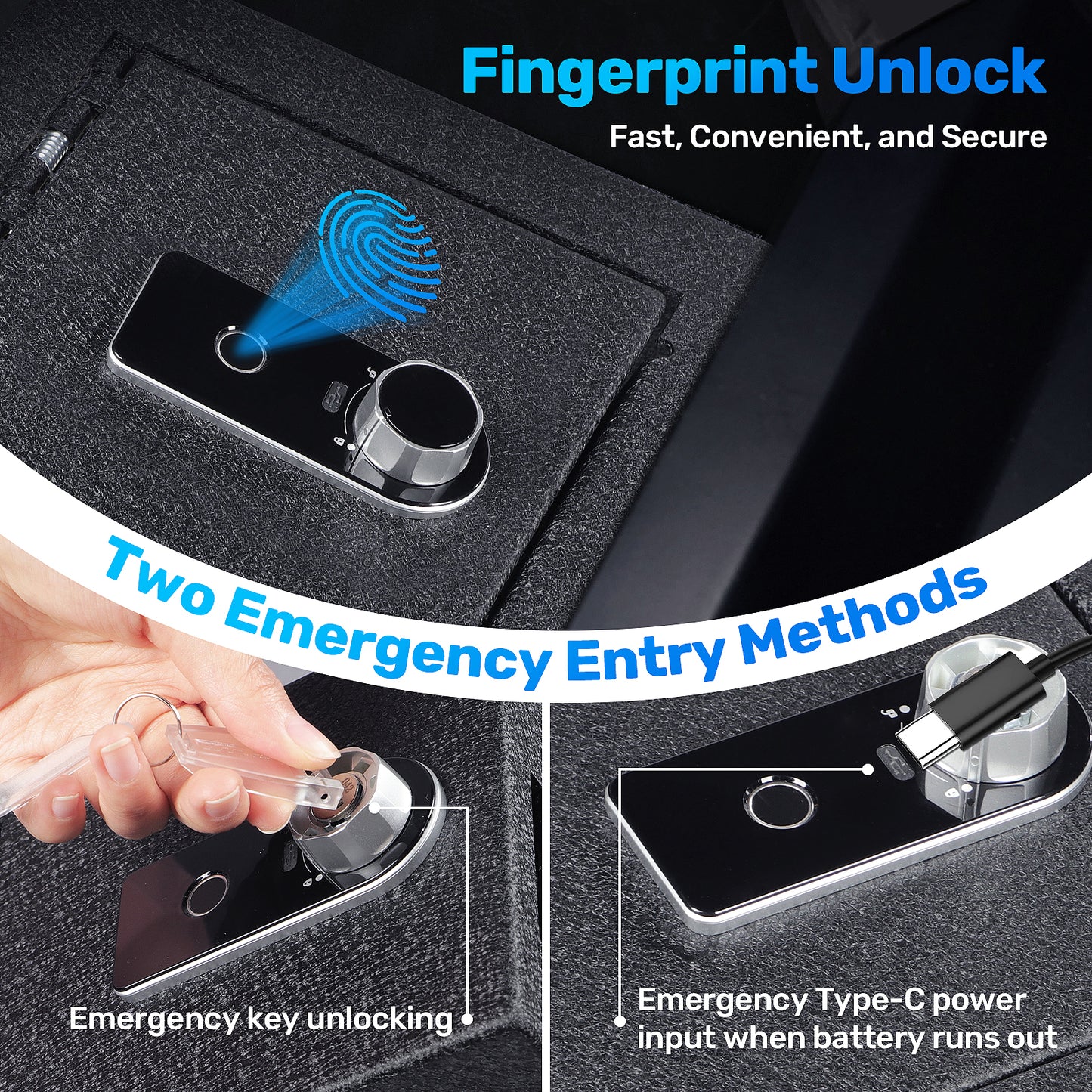 Cybertruck Center Console Safe LockBox