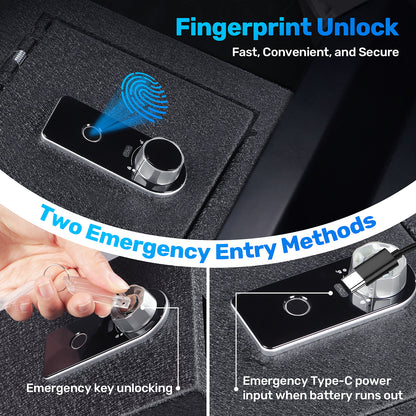 Cybertruck Center Console Safe LockBox