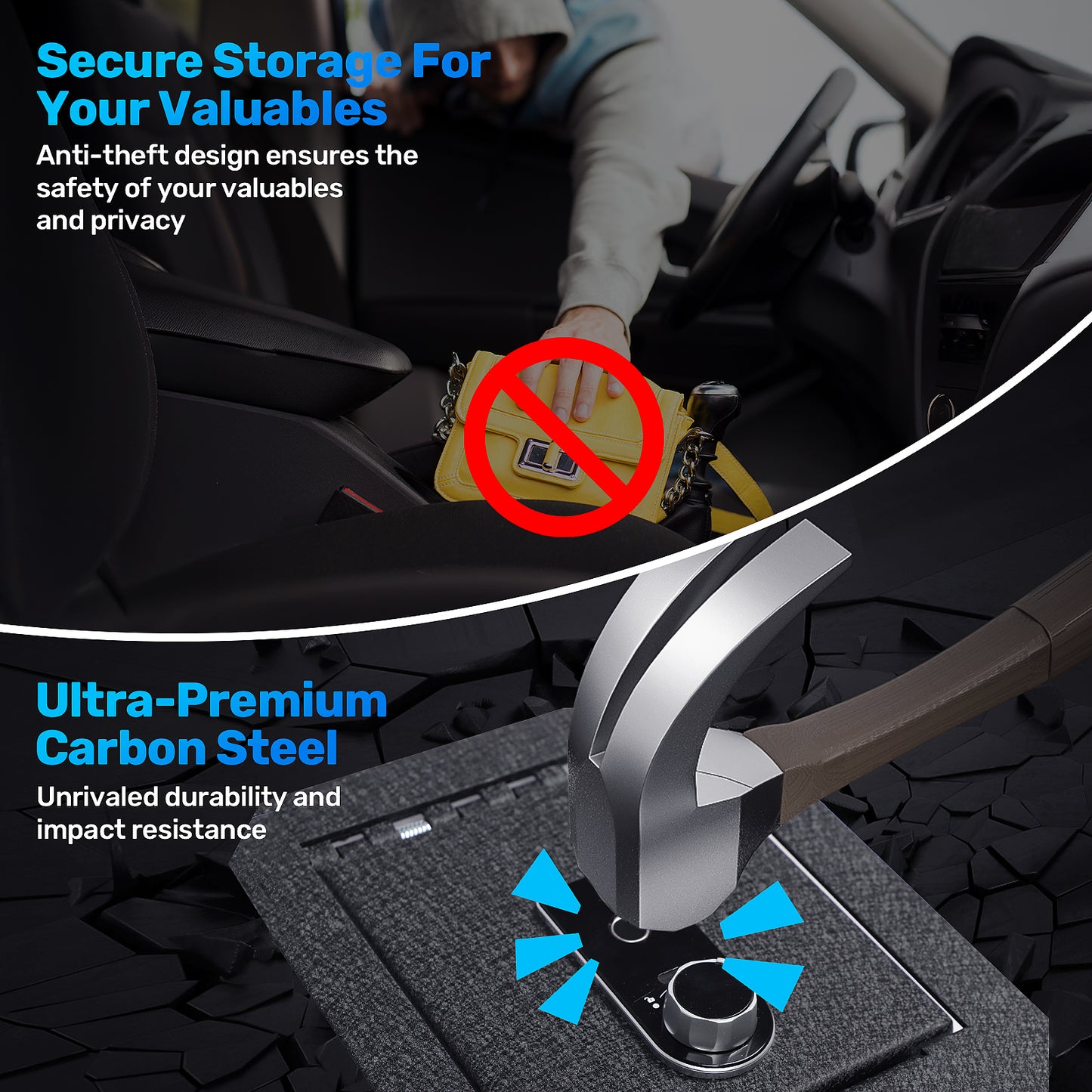 Cybertruck Center Console Safe LockBox